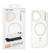 قاب اورجینال Syndee پشت مات MagSafe مدل Apple iPhone 16 - سفید (پک دار)