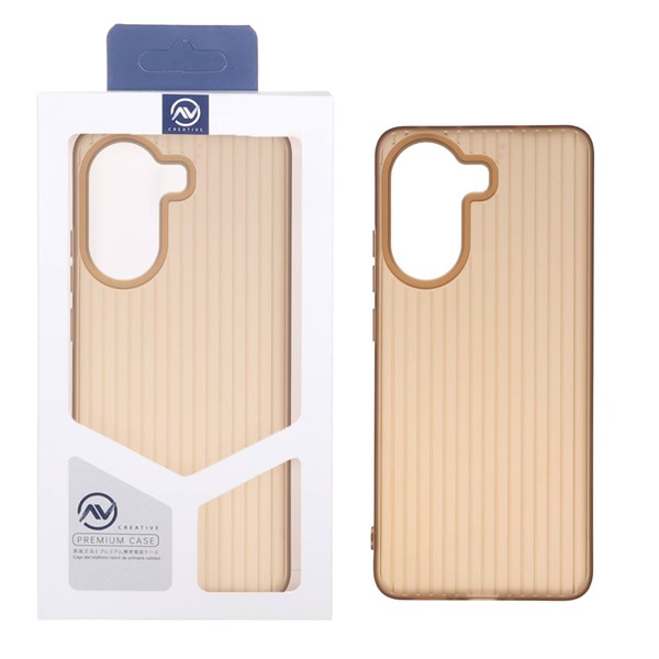 قاب Line Case ژله ای Xiaomi Poco X7 Pro - قهوه ای (پک دار)