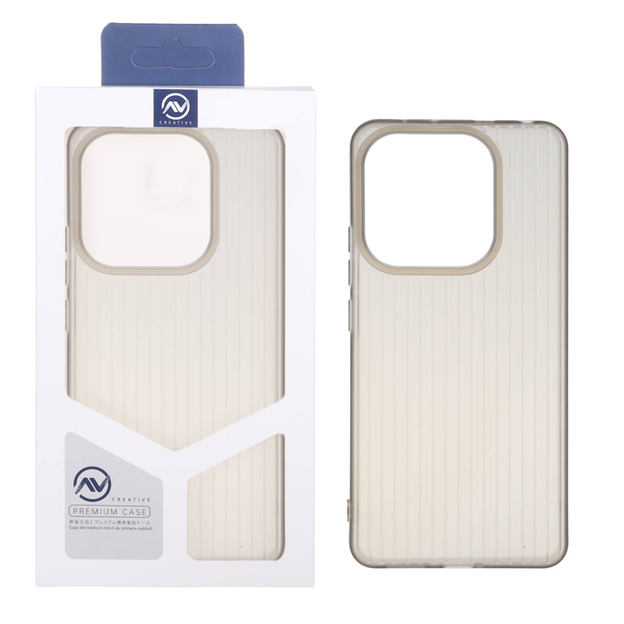قاب Line Case ژله ای Xiaomi Redmi Note 14 4G - خاکستری (پک دار)