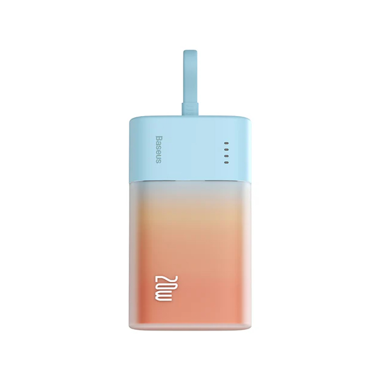 پاوربانک فست شارژ Baseus 5200mAh مدل Popsicle PPKDC05I 20W - نارنجی (گارانتی آونگ)