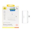 پاوربانک فست شارژ Baseus 5000mAh مدل PPWC05T 20W - سفید (گارانتی آونگ)