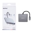 هاب و تبدیل Type-C به HDMI مدل NITU NN36 - رنگ خاکستری (گارانتی 18 ماه تعویض نیکان همراه)