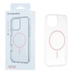 قاب اورجینال Magnetic دور ژله ای MagSafe مدل Apple iPhone 15 / iPhone 14 / iPhone 13 - صورتی (پک دار)