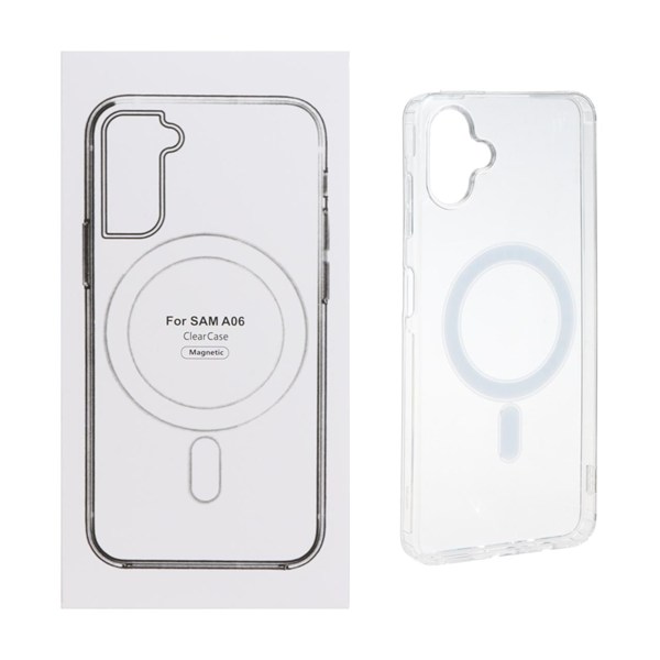 قاب شفاف Samsung Galaxy A06 با قابلیت شارژ MagSafe (پک دار)