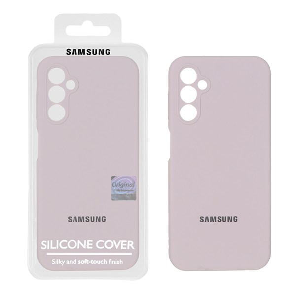 قاب سیلیکونی پاک کنی اورجینال Master Quality مدل Samsung Galaxy A14 - خاکی (پک دار)