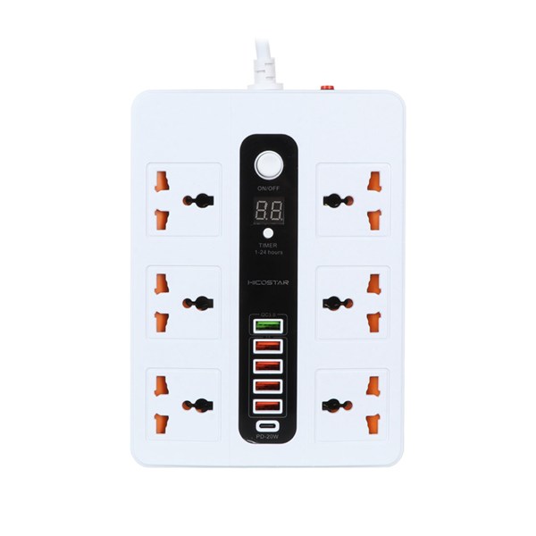 چندراهی برق Hicostar مدل HS-PS320 - سفید