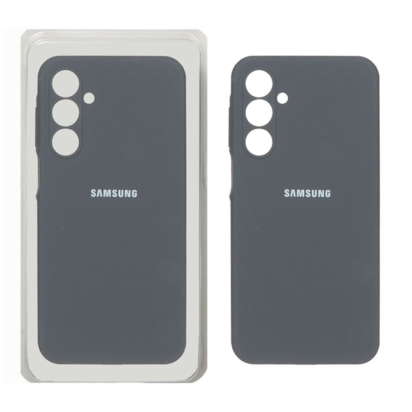 قاب سیلیکونی پاک کنی محافظ لنزدار اورجینال Samsung Galaxy A16 - خاکستری (پک اصلی)