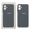 قاب سیلیکونی پاک کنی محافظ لنزدار اورجینال Samsung Galaxy A06 - خاکستری (پک اصلی)