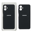 قاب سیلیکونی پاک کنی محافظ لنزدار اورجینال Samsung Galaxy A06 - مشکی (پک اصلی)