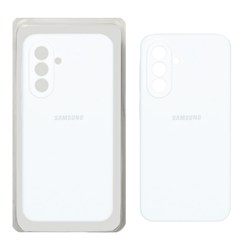 قاب سیلیکونی پاک کنی محافظ لنزدار اورجینال Samsung Galaxy A56 / A36 - سفید (پک اصلی)