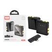 میکروفون بی سیم یقه ای  Earldom Lightning مدل ET-MC9L - مشکی
