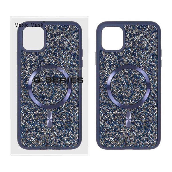 قاب اورجینال دیاموند Magsafe مدل Apple iPhone 11 Pro Max - سرمه ای (پک دار)