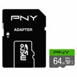 رم میکرو 64 گیگ پی ان وای PNY Elite U1 C10 100MB/s + خشاب