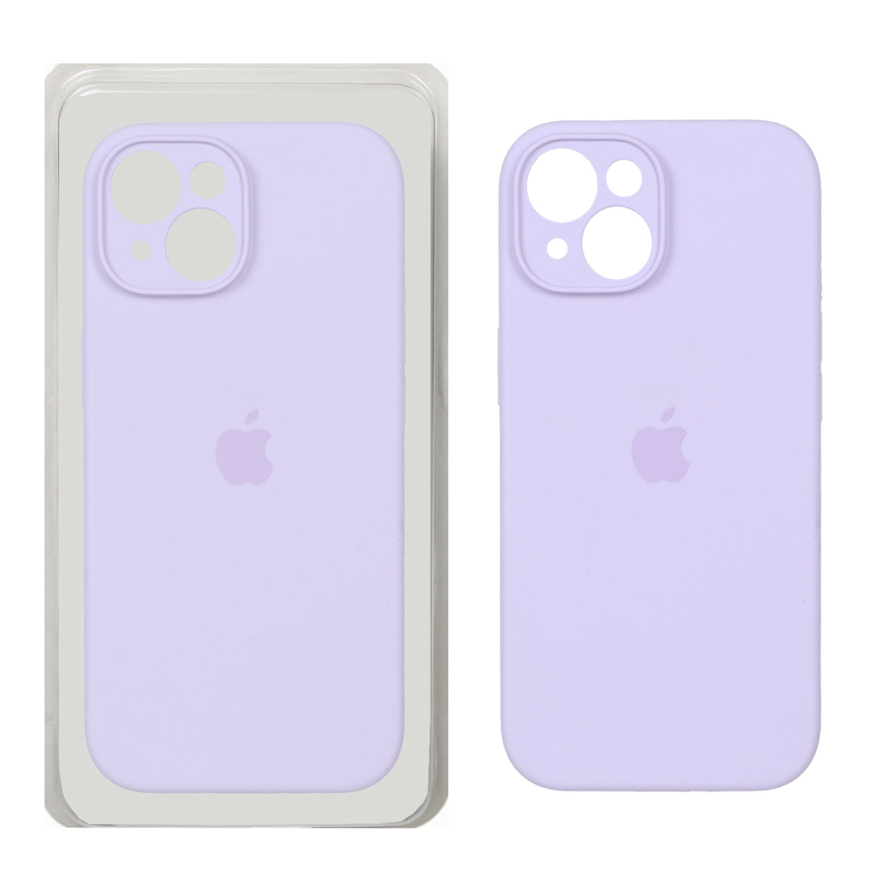 قاب سیلیکونی پاک کنی محافظ لنزدار اورجینال Apple iPhone 15 - یاسی (پک اصلی)