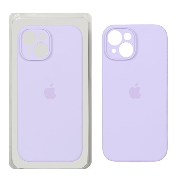 قاب سیلیکونی پاک کنی محافظ لنزدار اورجینال Apple iPhone 15 - یاسی (پک اصلی)