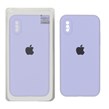 قاب سیلیکونی پاک کنی اورجینال Master Quality مدل Apple iPhone X / iPhone XS - یاسی (پک دار)