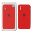 قاب سیلیکونی پاک کنی اورجینال Master Quality مدل Apple iPhone X / iPhone XS - قرمز (پک دار)