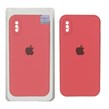 قاب سیلیکونی پاک کنی اورجینال Master Quality مدل Apple iPhone X / iPhone XS - هلویی (پک دار)