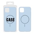قاب سیلیکونی پاک کنی اورجینال درجه یک Magsafe مدل Apple iPhone 11 Pro Max - آبی آسمانی (پک دار)