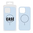 قاب سیلیکونی پاک کنی اورجینال درجه یک Magsafe مدل Apple iPhone 16 Pro Max - آبی آسمانی (پک دار)