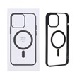 قاب شفاف Apple iPhone 15 / iPhone 14 / iPhone 13 با قابلیت شارژ MagSafe - مشکی (پک دار)