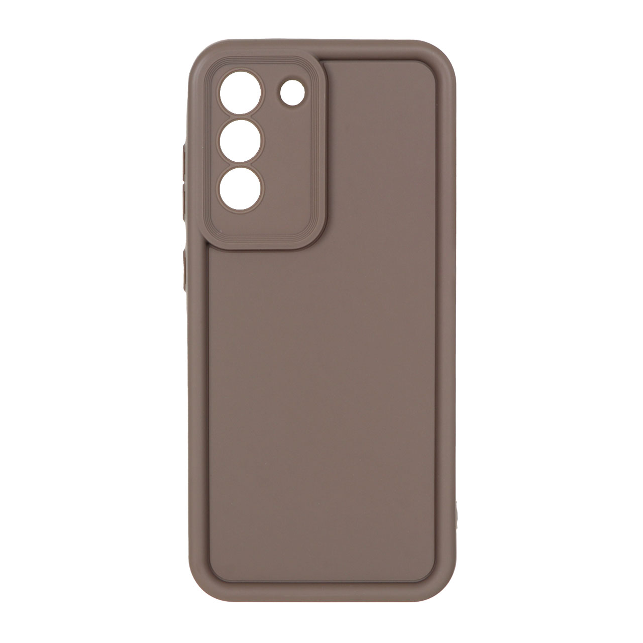 قاب Solid Case مدل Samsung Galaxy S21 FE - قهوه ای