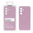 قاب سیلیکونی پاک کنی اورجینال درجه یک Samsung Galaxy S24 FE - بنفش کدر(پک دار)