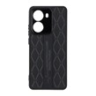 قاب پافر لوزی دور لنز براق Xiaomi Poco X7 Pro - مشکی