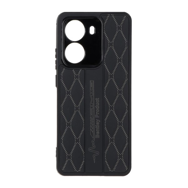 قاب پافر لوزی دور لنز براق Xiaomi Poco X7 Pro - مشکی