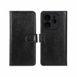 کیف موبایل چرمی مگنتی محافظ لنزدار Xiaomi Redmi Note 14 4G - مشکی