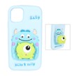 قاب سیلیکونی Mike & Sully استندشو Apple iPhone 11 - آبی