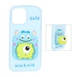 قاب سیلیکونی Mike & Sully استندشو Apple iPhone 13 Pro Max / iPhone 12 Pro Max / iPhone 14 Plus / iPhone 15 Plus - آبی