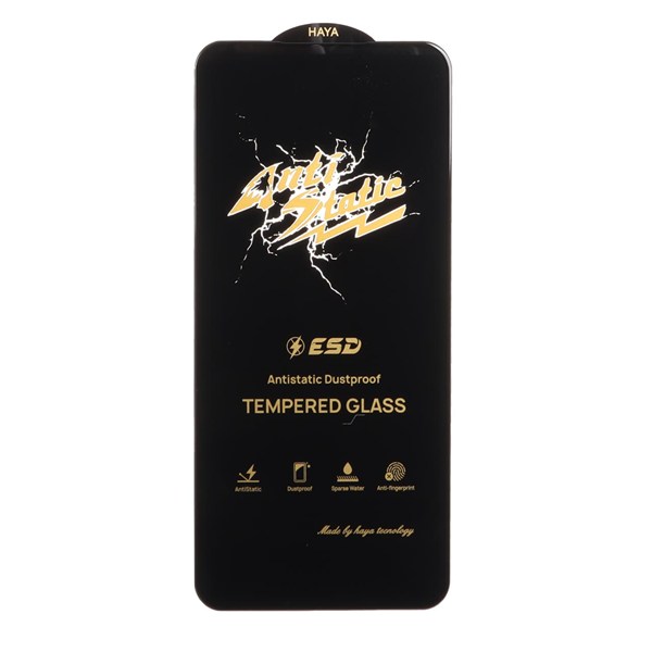 محافظ صفحه نمایش شیشه ای Full Cover Anti Static HAYA مدل Samsung Galaxy S25 FE / S24 FE / A57 / A37 / A56 / A36