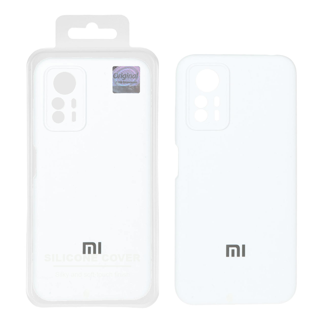 قاب سیلیکونی پاک کنی اورجینال Master Quality مدل Xiaomi Redmi Note 12S - سفید (پک دار)
