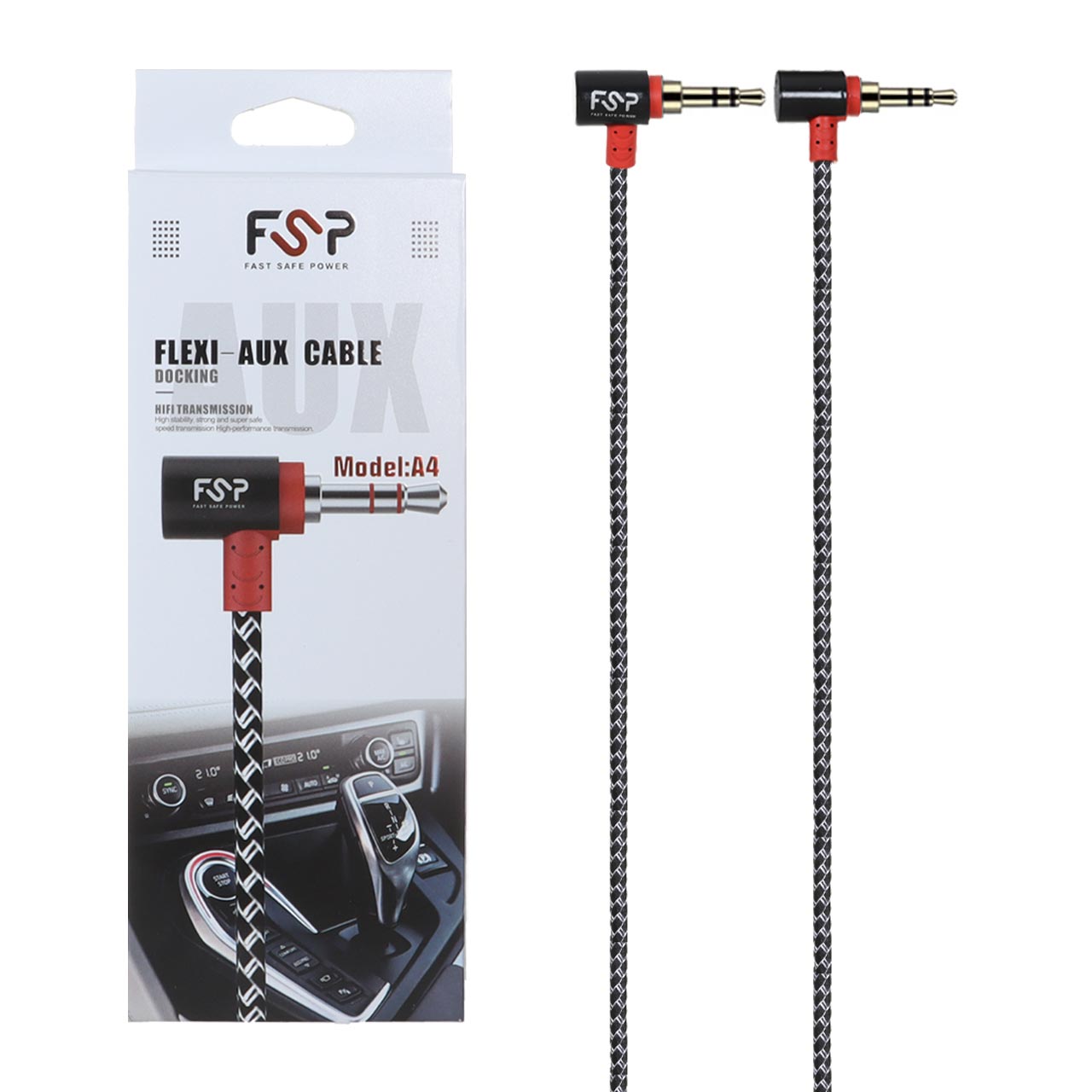 کابل FSP Aux مدل A4 - مشکی - BSA