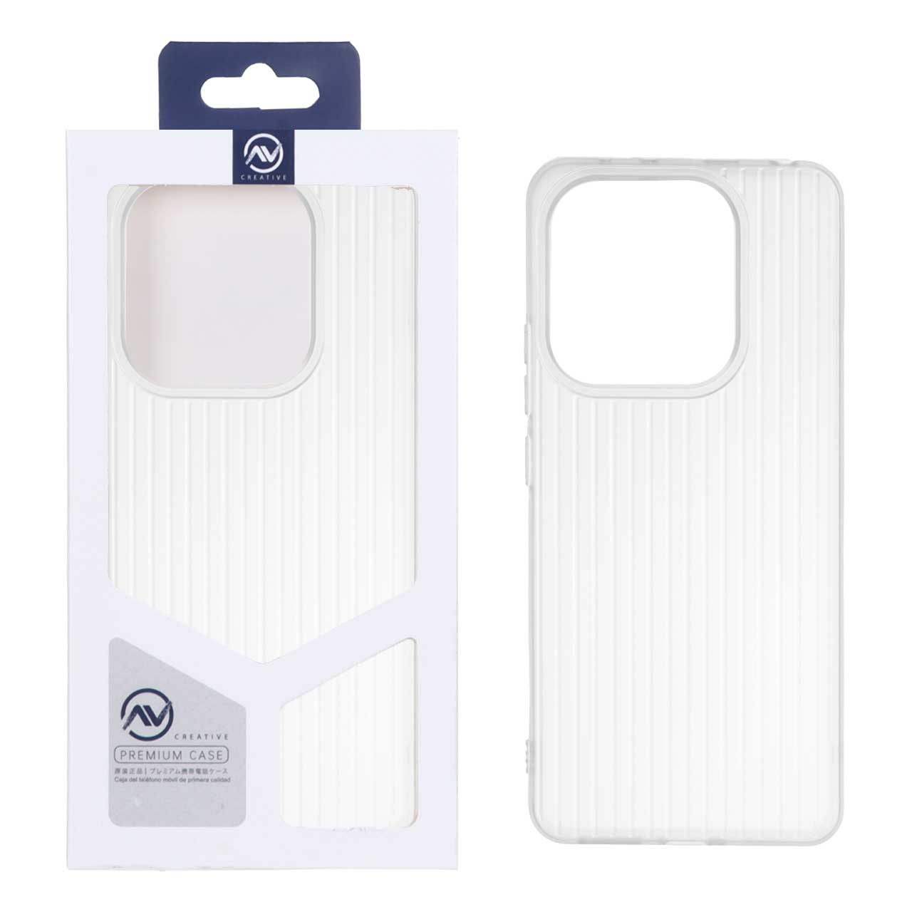 قاب Line Case ژله ای Xiaomi Redmi Note 14 4G - شفاف (پک دار)