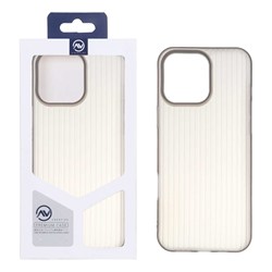 قاب Line Case ژله ای Apple iPhone 16 Pro Max - خاکستری (پک دار)