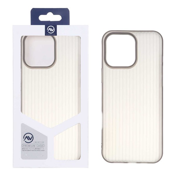 قاب Line Case ژله ای Apple iPhone 16 Pro Max - خاکستری (پک دار)