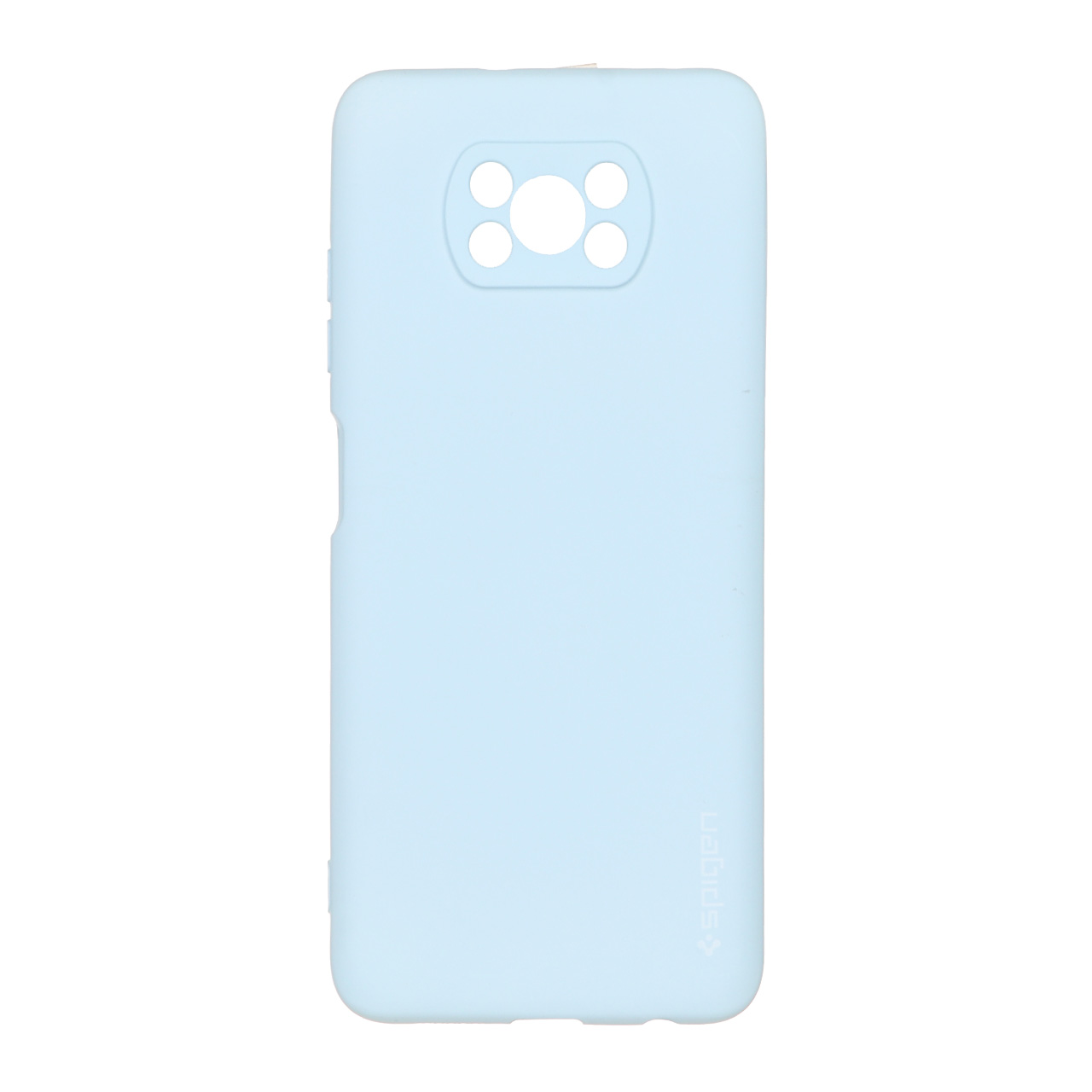 قاب سیلیکونی Spigen محافظ لنزدار Xiaomi Poco X3 / Poco X3 Pro / Poco X3 NFC - آبی روشن