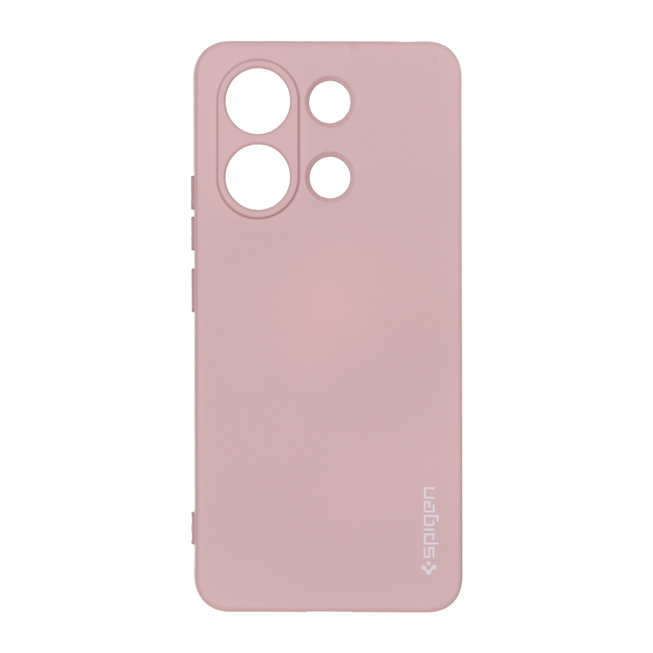 قاب سیلیکونی Spigen محافظ لنزدار Xiaomi Redmi Note 13 4G - صورتی چرک