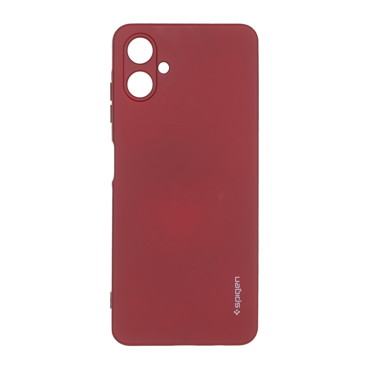 قاب سیلیکونی Spigen محافظ لنزدار Samsung Galaxy A06 - زرشکی