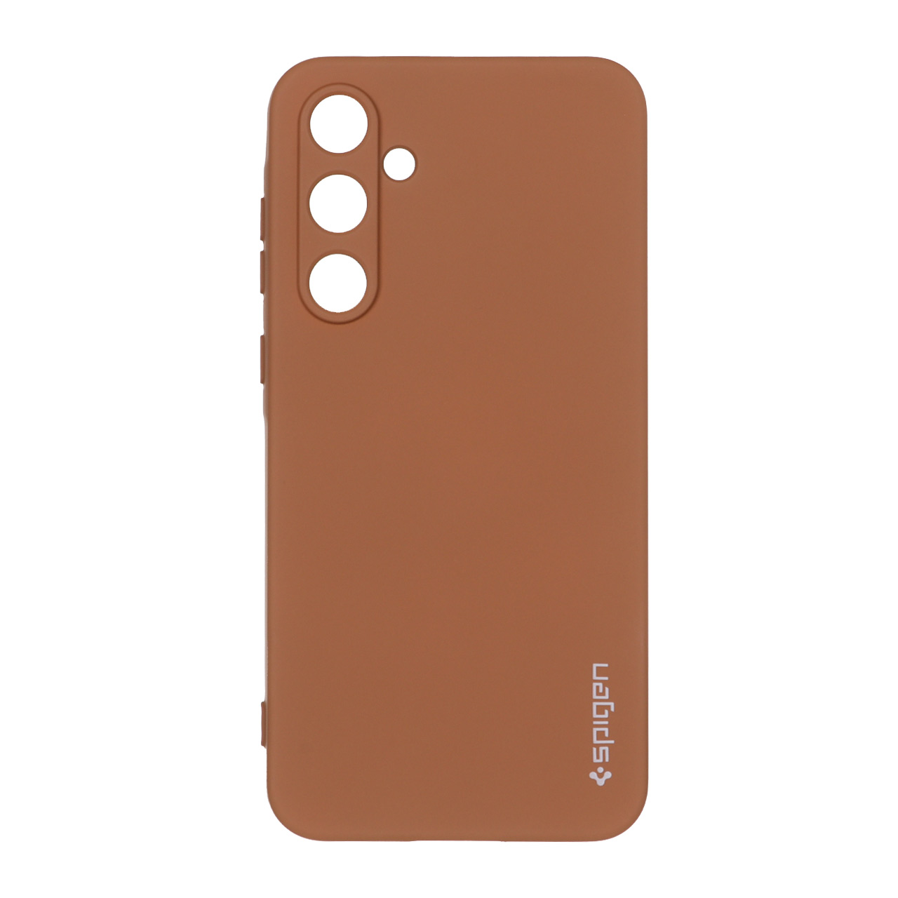 قاب سیلیکونی Spigen محافظ لنزدار Samsung Galaxy A55 - قهوه ای