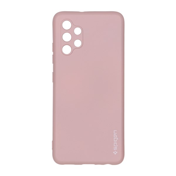 قاب سیلیکونی Spigen محافظ لنزدار Samsung Galaxy A32 4G - صورتی چرک