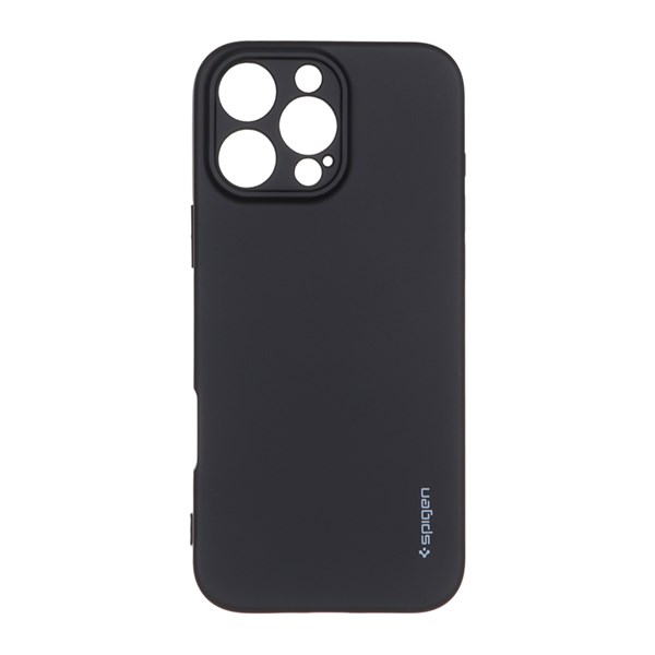 قاب سیلیکونی Spigen محافظ لنزدار Apple iPhone 16 Pro Max - مشکی