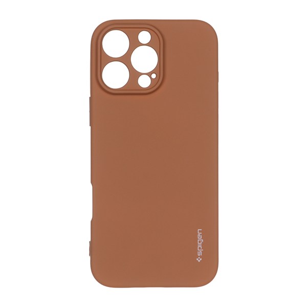 قاب سیلیکونی Spigen محافظ لنزدار Apple iPhone 16 Pro Max - صحرایی