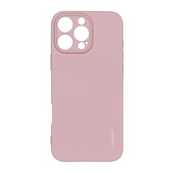 قاب سیلیکونی Spigen محافظ لنزدار Apple iPhone 16 Pro Max - صورتی چرک
