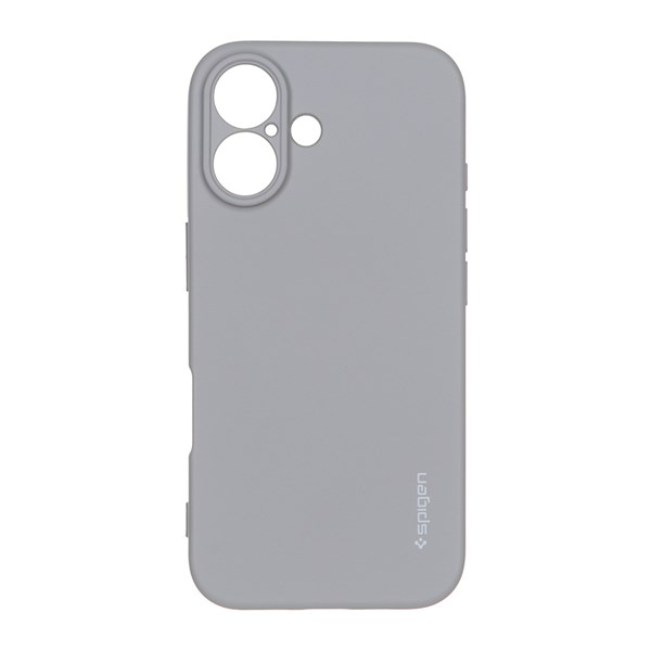 قاب سیلیکونی Spigen محافظ لنزدار Apple iPhone 16 - طوسی