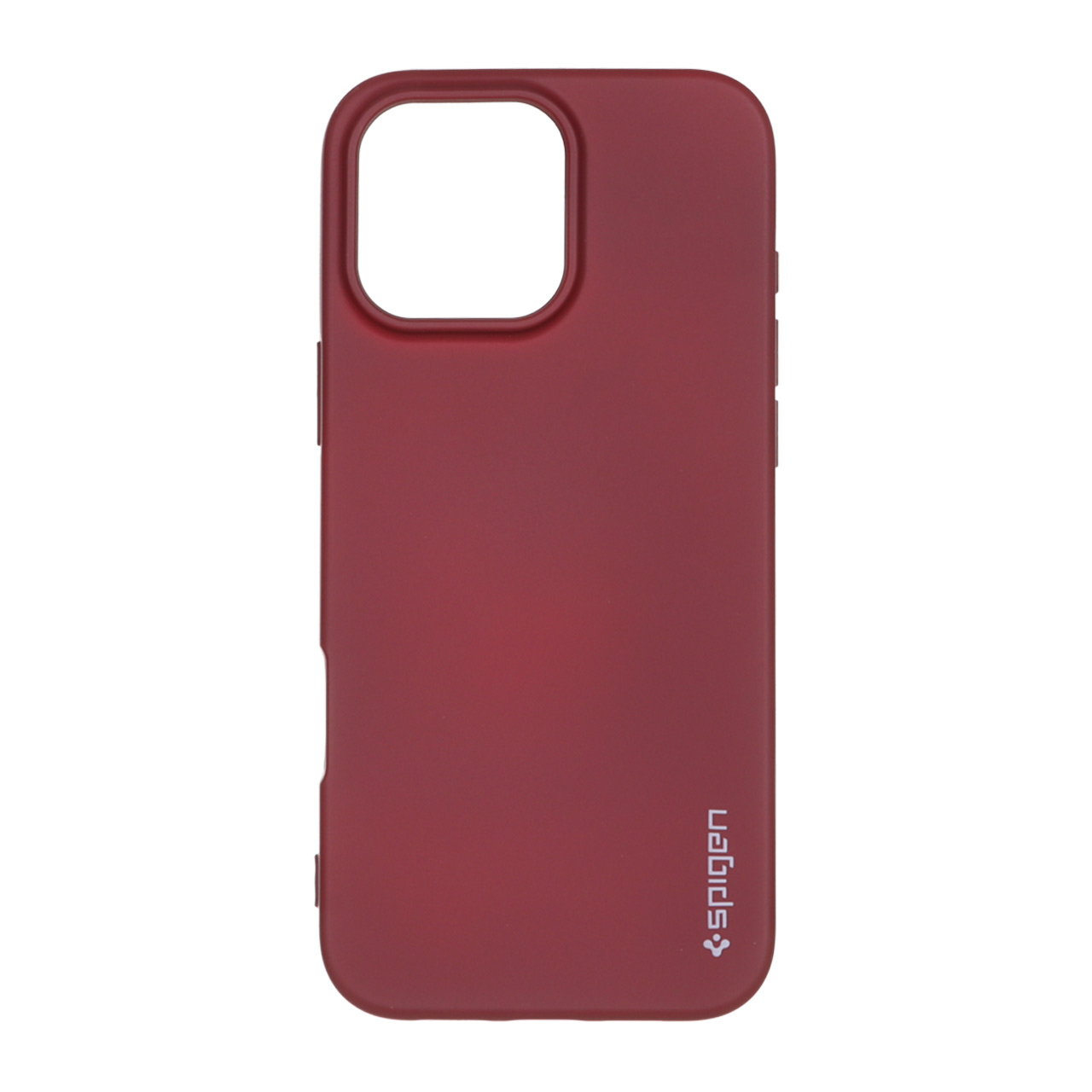 قاب سیلیکونی Spigen مدل Apple iPhone 16 Pro Max - زرشکی