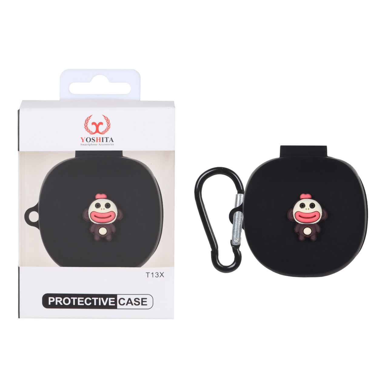 کاور ایرفون سیلیکونی Yoshita عروسک برجسته QCY T13X - طرح 291 (پک دار)