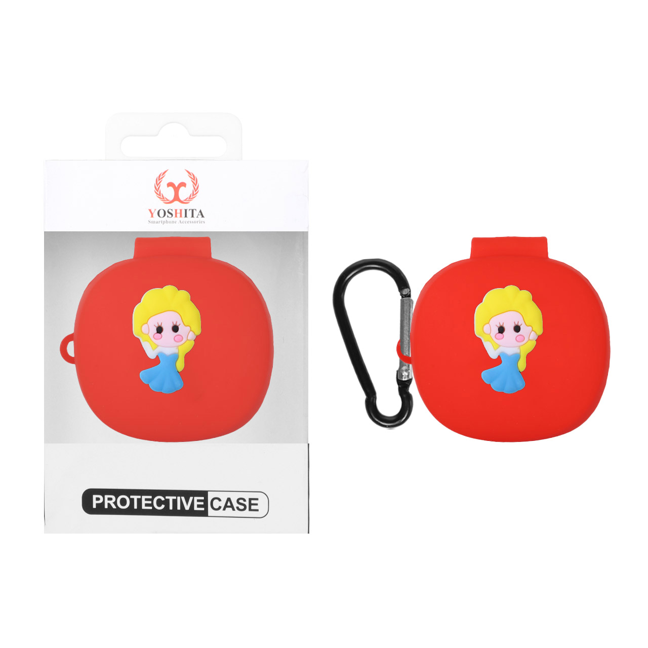 کاور ایرفون سیلیکونی Yoshita عروسک برجسته QCY T13X - طرح 293 (پک دار)